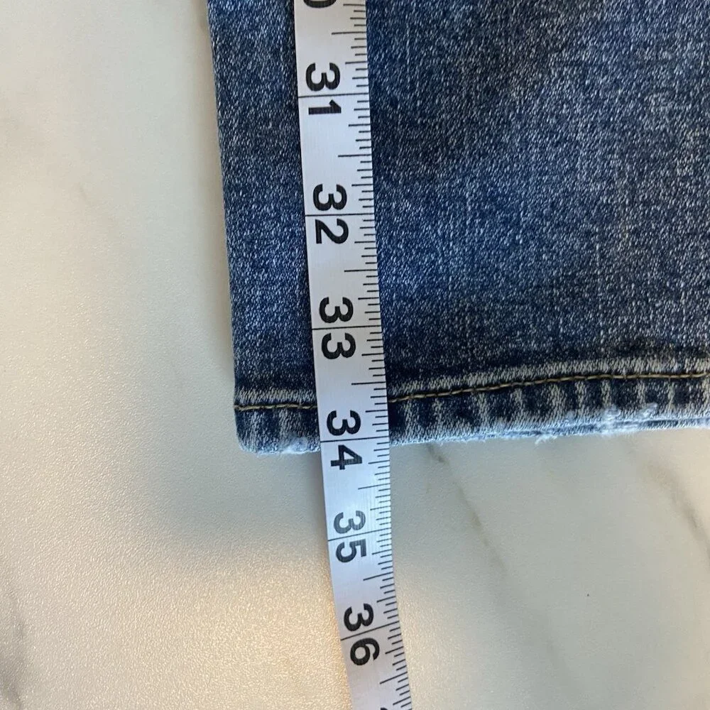True‎ Religion Ricky SN Flap Relaxed Straight Jeans ($159) Medium Wash 34 X 34